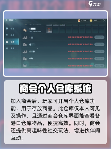 大航海时代传说仓库在哪介绍截图2