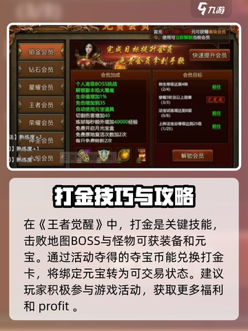 王者觉醒🔥超强攻略助你称霸游戏✨截图4