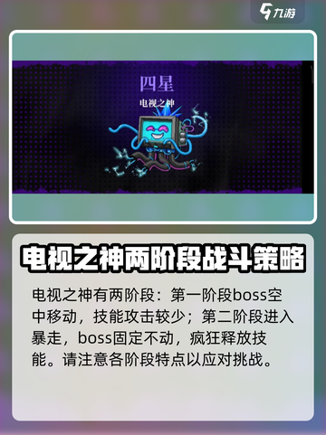 霓虹深渊无限电视之神怎么打介绍截图2