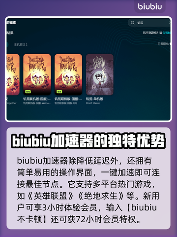 饥荒联机卡顿？用这个加速器🔥流畅玩截图4