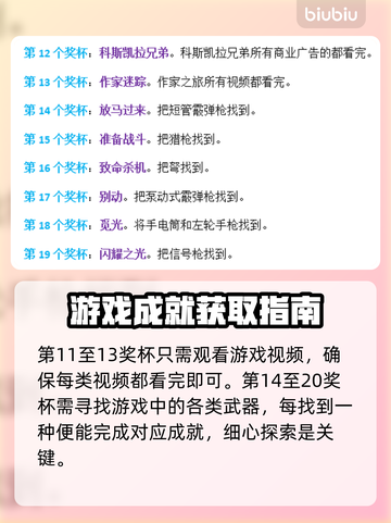 心灵杀手2🎉白金全成就条件一览截图3