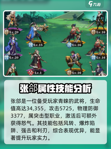 将灵说张郃怎么样介绍截图3