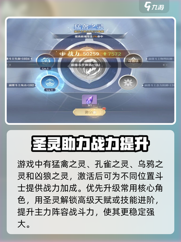 圣斗士星矢重生🔥圣灵系统超全解析来了！截图4