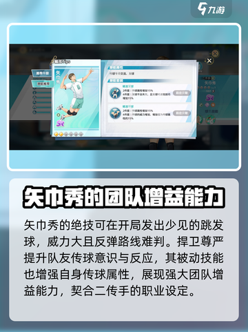 排球少年手游🔥矢巾秀强度爆表！技能搭配全攻略🎉截图3