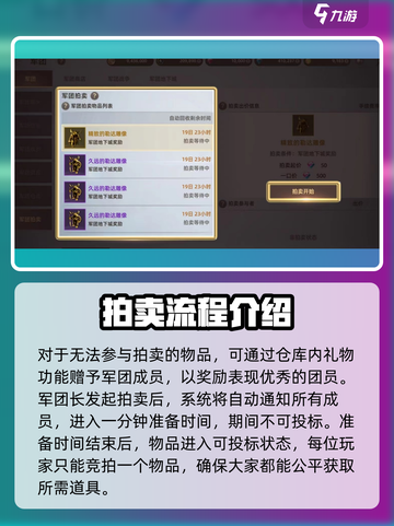天堂之圣灵军团拍卖🔥玩法揭秘，快速上手必看！截图3