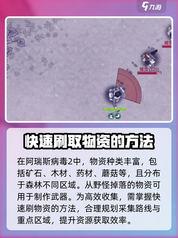 阿瑞斯病毒2怎么快速收集物资介绍截图2