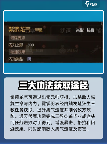 大侠立志传甲级功法有哪些介绍截图3