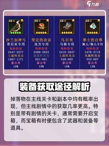 坎公骑冠剑专属武器怎么获得介绍截图4