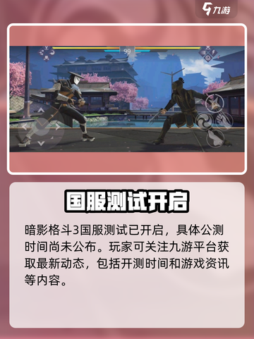 🎮暗影格斗3公测地址曝光！速抢预约链接🔥截图2