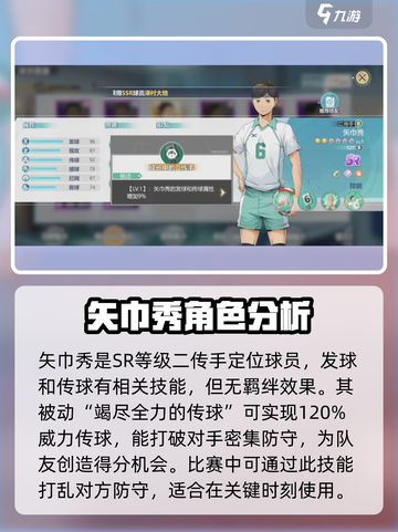 排球少年手游🔥矢巾秀强度分析来了！还不快看？截图2