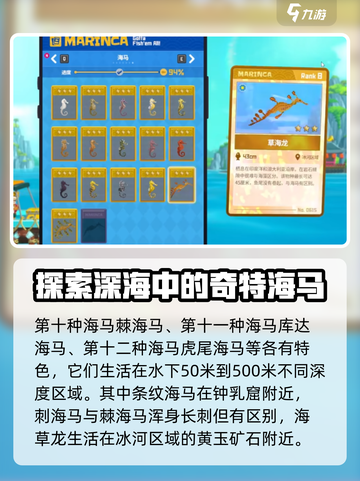 潜水员戴夫海马图鉴介绍截图6