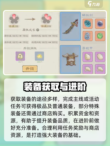 桃源记2勇士装备怎么进阶介绍截图2