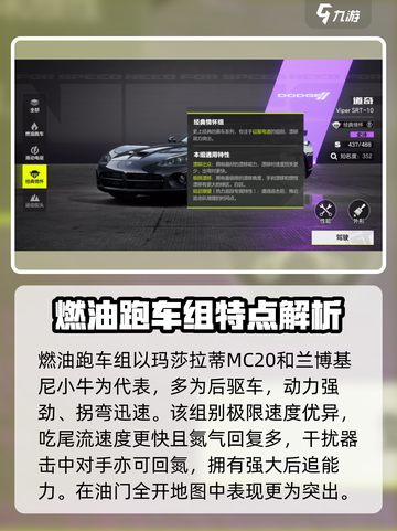 极品飞车集结🔥赛车类型大全🎉截图3