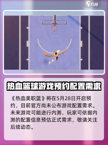热血美职篮🔥最低配置要求曝光！玩转游戏必备💡截图2