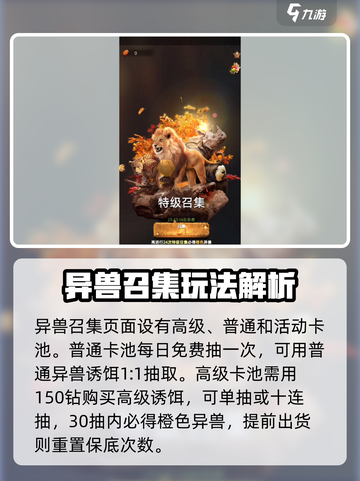 🦁野兽领主新世界狮子获取攻略！截图3