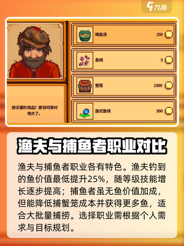 星露谷物语钓鱼职业选哪个好介绍截图2
