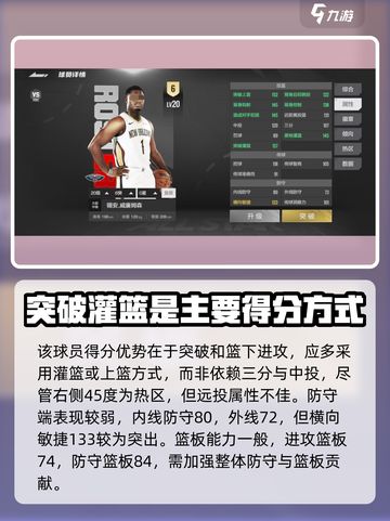 NBA2K全明星🔥锡安实力强度解析❗截图3