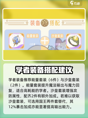 出发吧麦芬！游戏🔥学者出装与技能推荐✨截图2