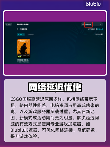 🔥CSGO国服延迟炸裂？速看加速器推荐！🎮截图3