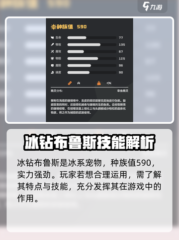 洛克王国世界冰钻布鲁斯种族值分享介绍截图2