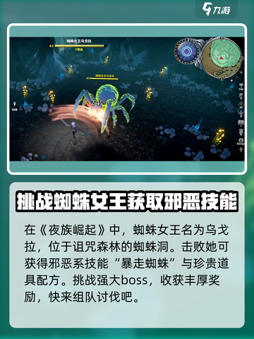 夜族崛起蜘蛛女王怎么打介绍截图2