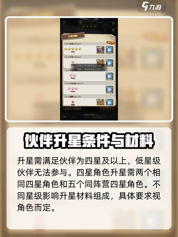 都市冒险高手升星材料表介绍截图2