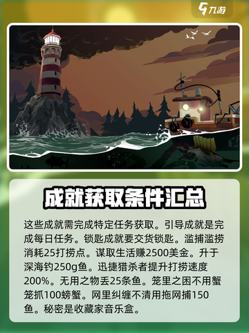 渔帆暗涌成就大全🔥手游玩家必看！截图3