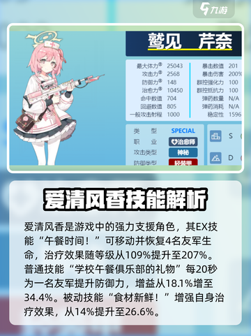 蔚蓝档案战术大赛治疗推荐介绍截图4