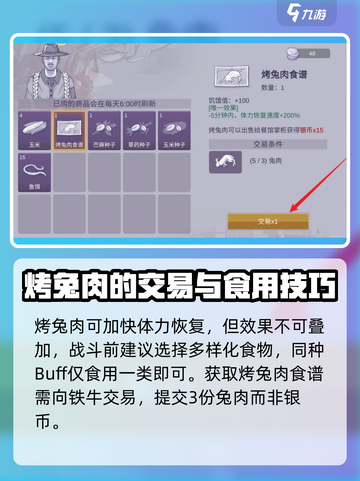 阿瑞斯病毒2🔥烤兔肉食谱获取＆制作方法大公开！游戏技巧✨截图3