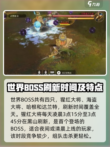 龙之谷世界BOSS刷新时间介绍介绍截图2