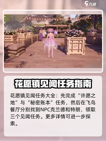 无限暖暖花愿镇见闻攻略大全介绍截图3