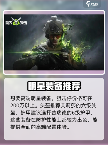 萤火突击🔥明星装备大揭秘！玩家必看装备推荐清单截图3