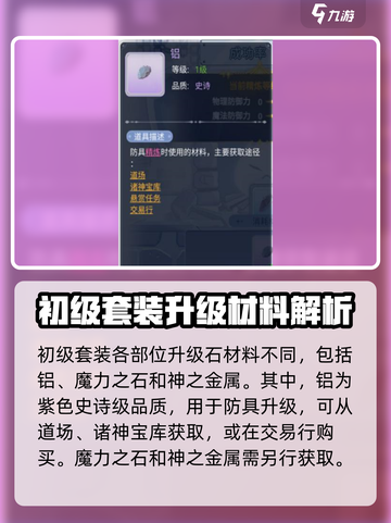 巴风特之怒初级套装升级石怎么获得介绍截图2