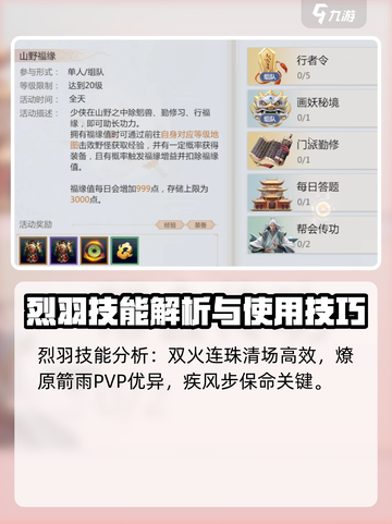 剑侠情缘₀烈羽门派超🔥强度分析来啦！截图3