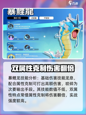 《宝可梦大集结》暴鲤龙🔥实力分析：强度逆天不容错过！截图3
