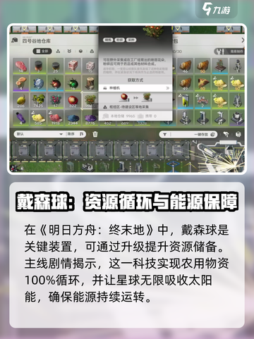 明日方舟终末地戴森球有什么用介绍截图2