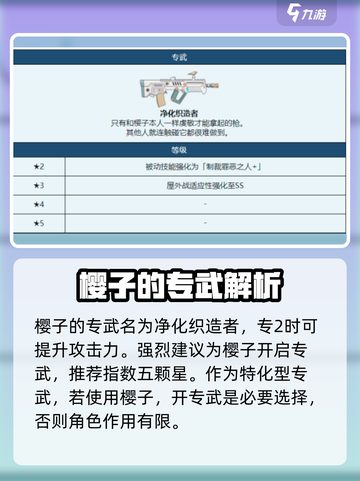 蔚蓝档案樱子专武怎么样介绍截图2