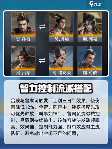 三国谋定天下🔥鲁肃孙权最强阵容搭配攻略来啦！截图4