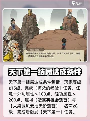 《大侠立志传》🔥天下第一结局攻略，速来称霸武林！截图2