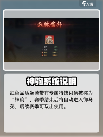三国谋定天下🔥御马苑系统超全介绍🎉截图2
