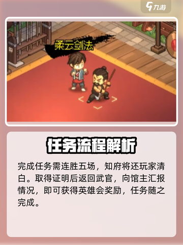 大侠立志传楚襄英雄会任务怎么做介绍截图5