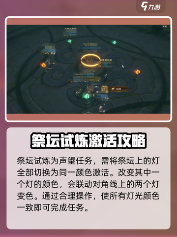 塔瑞斯世界🔥祭坛试炼点灯任务超详细攻略来啦！截图2