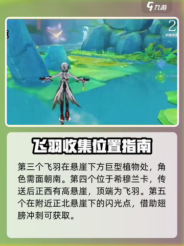 原神✨赐福森林欢声飞羽位置大揭秘！快速收集攻略截图3