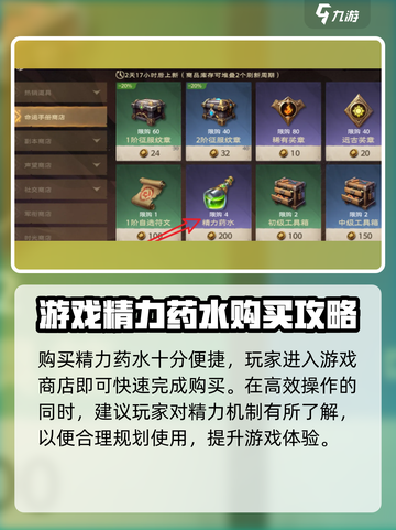 塔瑞斯世界🔥精力购买攻略💎截图2