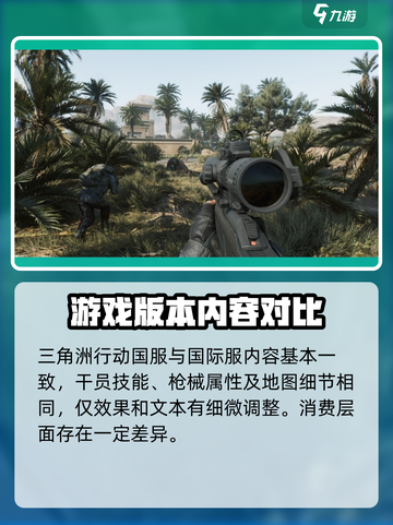 三角洲行动🔥国服vs国际服，差距太大惊呆玩家！截图3