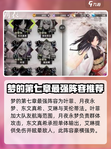 梦的第七章阵容分享介绍截图2