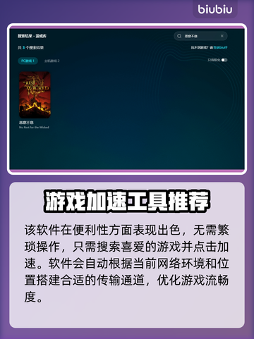 恶意不息闪退？这个加速器🔥让你畅玩无忧！截图5