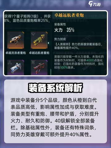 群星纪元装备玩法详解介绍截图2
