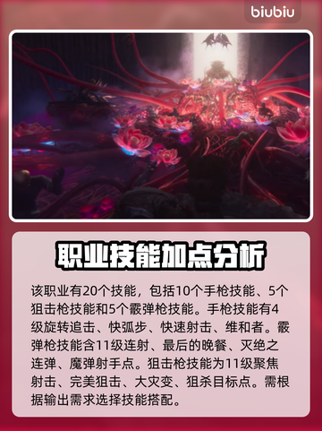 命运方舟♀女枪加点🔥必看技能加点技巧！截图3