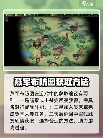 大侠立志传燕军布防图有什么用介绍截图2